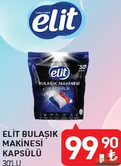 ELİT BULAŞIK MAKİNESİ KAPSÜLÜ 30'LU ELİT BULAŞIK MAKİNESİ KAPSÜLÜ 30'LU